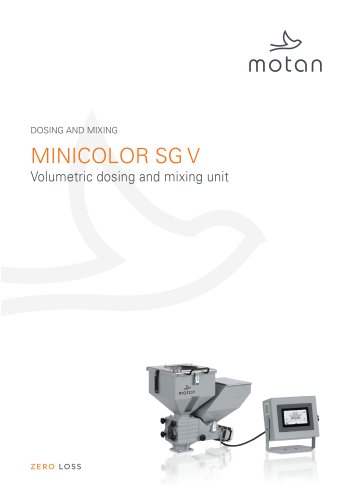 MINICOLOR SG V Volumetric dosing and mixing unit