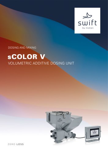 sCOLOR V VOLUMETRIC ADDITIVE DOSING UNIT