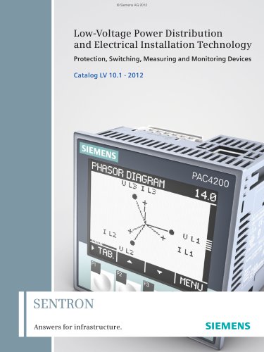 Low-Voltage Power Distribution and Electrical Installation Technology Protection, Switching, Measuring and Monitoring Devices