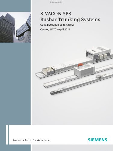 LV 70 - SIVACON 8PS Busbar Trunking Systems  