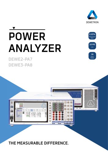 Power Analyzer Brochure