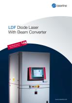 LDF diode laser with beam converter