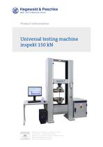 Universal testing machine inspekt 150 kN