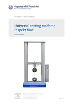 Universal testing machine inspekt blue 30kN