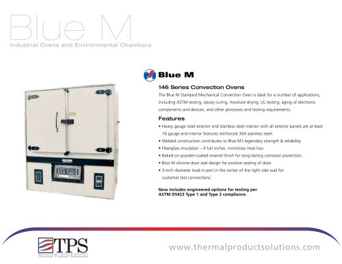 Blue M Mechanical Convection Industrial Ovens for ASTM Testing