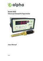 Model 6020 User Manual