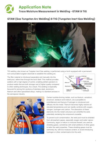 Trace Moisture in Welding - GTAW & TIG