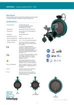 Elastomer-lined butterfly valve Desponia - 1