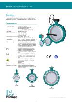 PTFE-lined butterfly valve Bianca datasheet - 1