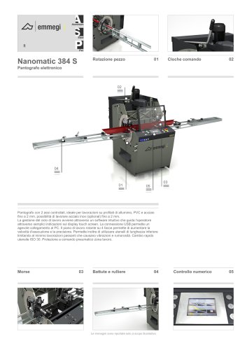 Nanomatic 384 S Pantografo elettronico