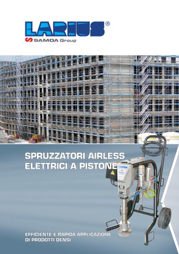 POMPE AIRLESS ELETTRICHE A PISTONE