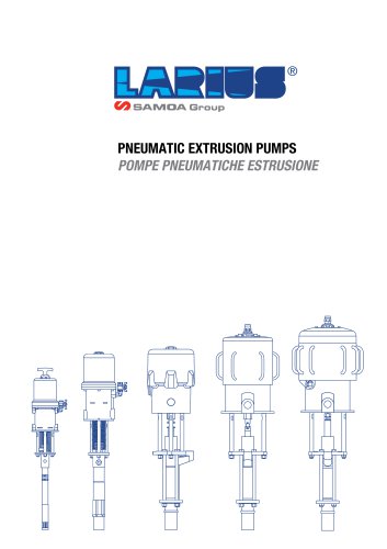 POMPE PNEUMATICHE DI ESTRUSIONE