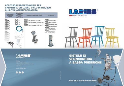 POMPE DI VERNICIATURA BASSA PRESSIONE