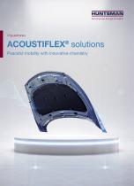 Polyurethanes ACOUSTIFLEX® solutions