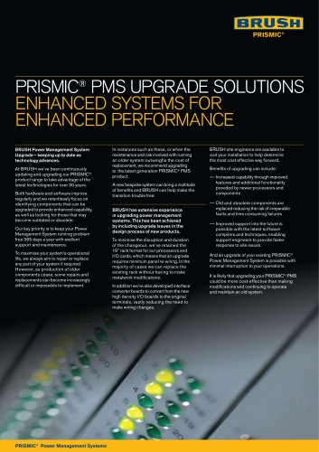 PRISMIC PMS upgrade