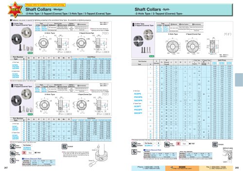 Shaft Collars -Wedge-