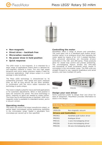 Piezo LEGS Rotary 50mNm