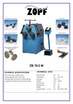 Bendingmachines model ZB 70