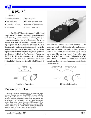 RPS - 150 Self Contained Sensor