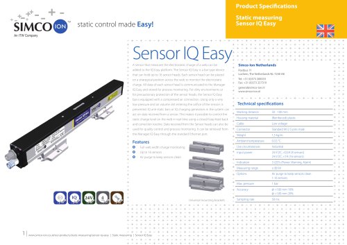 Sensor IQ Easy