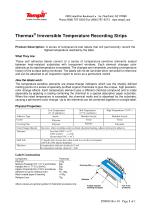 Thermax® Irreversible Temperature Recording Strips