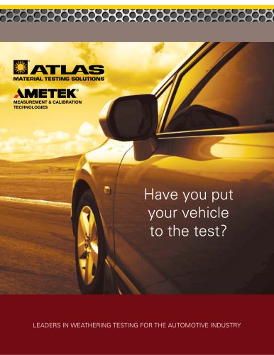 Atlas Automotive Testing Brochure