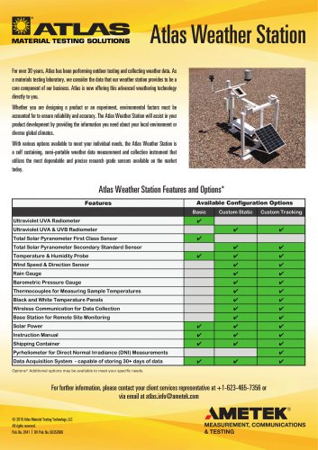 Weather Station Flyer