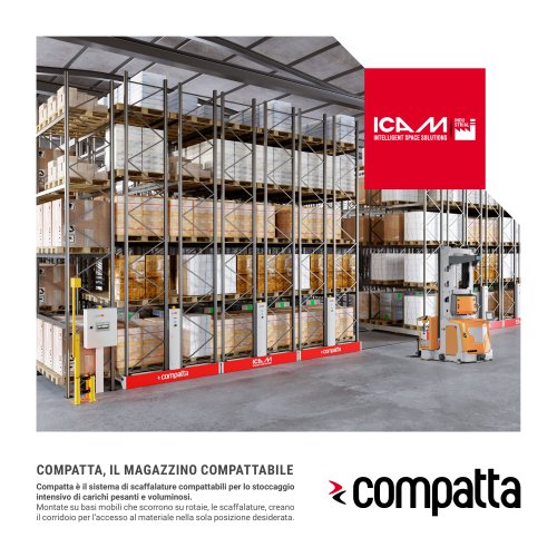 COMPATTA - il magazzino compattabile per pallet e corpi lunghi