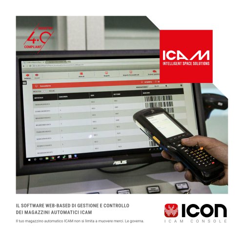 ICON - il software web-based di gestione e controllo dei magazzini automatici ICAM