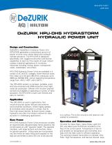 DeZURIK HPU-DHS Hydrastorm Hydraulic Power Unit 75.00-1