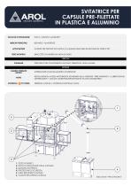 SVITATRICE PER CAPSULE PRE-FILETTATE IN PLASTICA E ALLUMINIO - 2