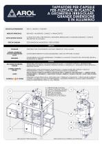 TAPPATORE PER CAPSULE PRE-FILETTATE IN PLASTICA A GEOMETRIA IRREGOLARE, GRANDE DIMENSIONE E IN ALLUMINIO - 2