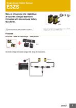 Single-beam Safety Sensor E3ZS