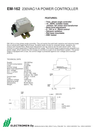 EM-162AC motor controller