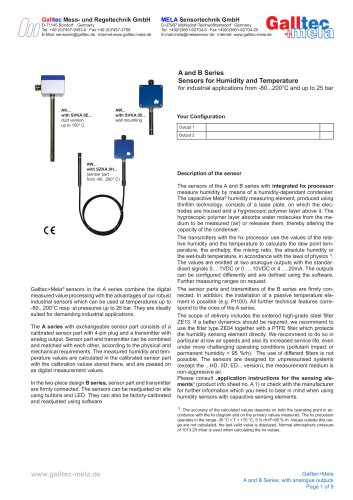 A and B Series