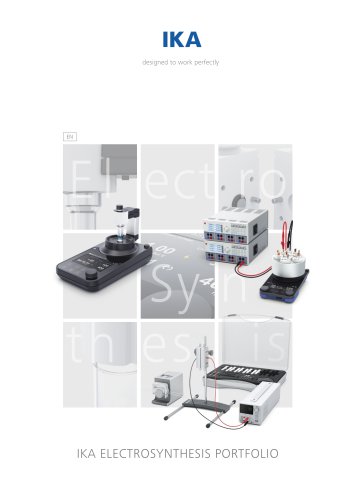 IKA ELECTROSYNTHESIS PORTFOLIO