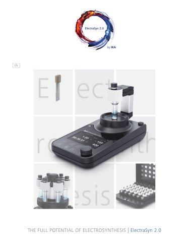 THE FULL POTENTIAL OF ELECTROSYNTHESIS | ElectraSyn 2.0