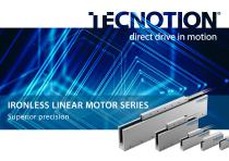 Ironless linear motor brochure