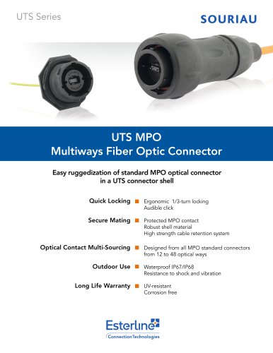 UTS MPO Multiways Fiber Optic Connector