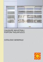 CHIUSURE INDUSTRIALI - PORTONI TAGLIAFUOCO - CATALOGO GENERALE - 1