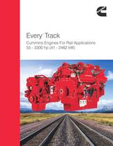 Cummins Engines For Rail Applications Brochure