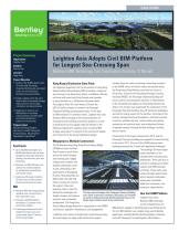 Leighton Asia Adopts Civil BIM Platform for Longest Sea-Crossing Span