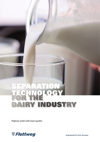 Separation Technology for the Dairy Industry