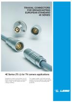 Broadcast 4E triaxial connector