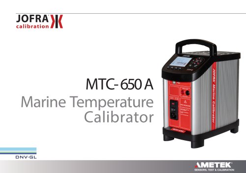 MTC 650A Spec Sheet