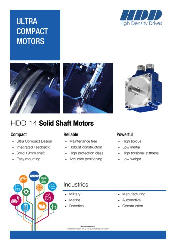 HDD 14 Solid Shaft Motors