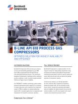 B-LINE API 618 PROCESS GAS COMPRESSORS