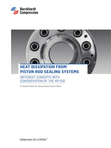 Heat Dissipitation from piston rod sealing systems