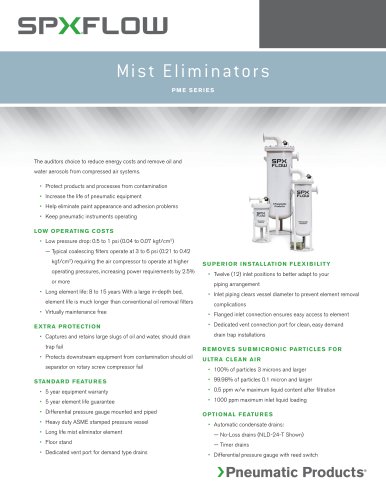 PME Series - Mist Eliminators