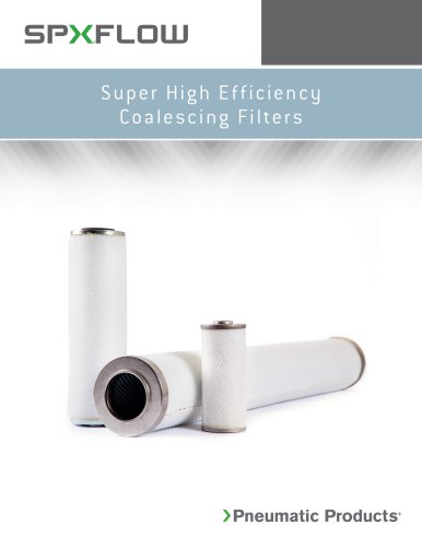 Super High Efficiency Coalescing Filter Elements